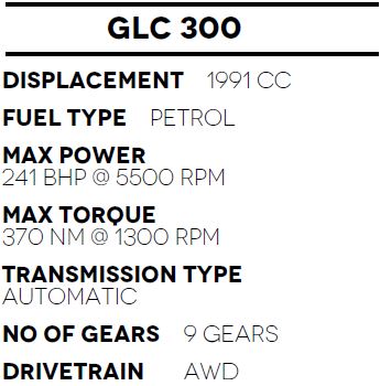 fwd business the c class of suv's is here glc300 specifications