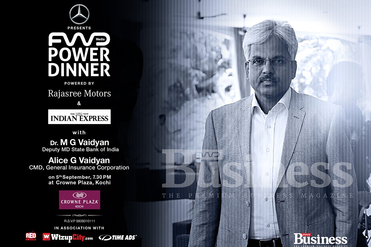 Mercedes Benz – FWD POWER Dinner with Dr MG Vaidyan, Deputy MD SBI and Mrs Alice G Vaidyan, Chairman and MD GIC