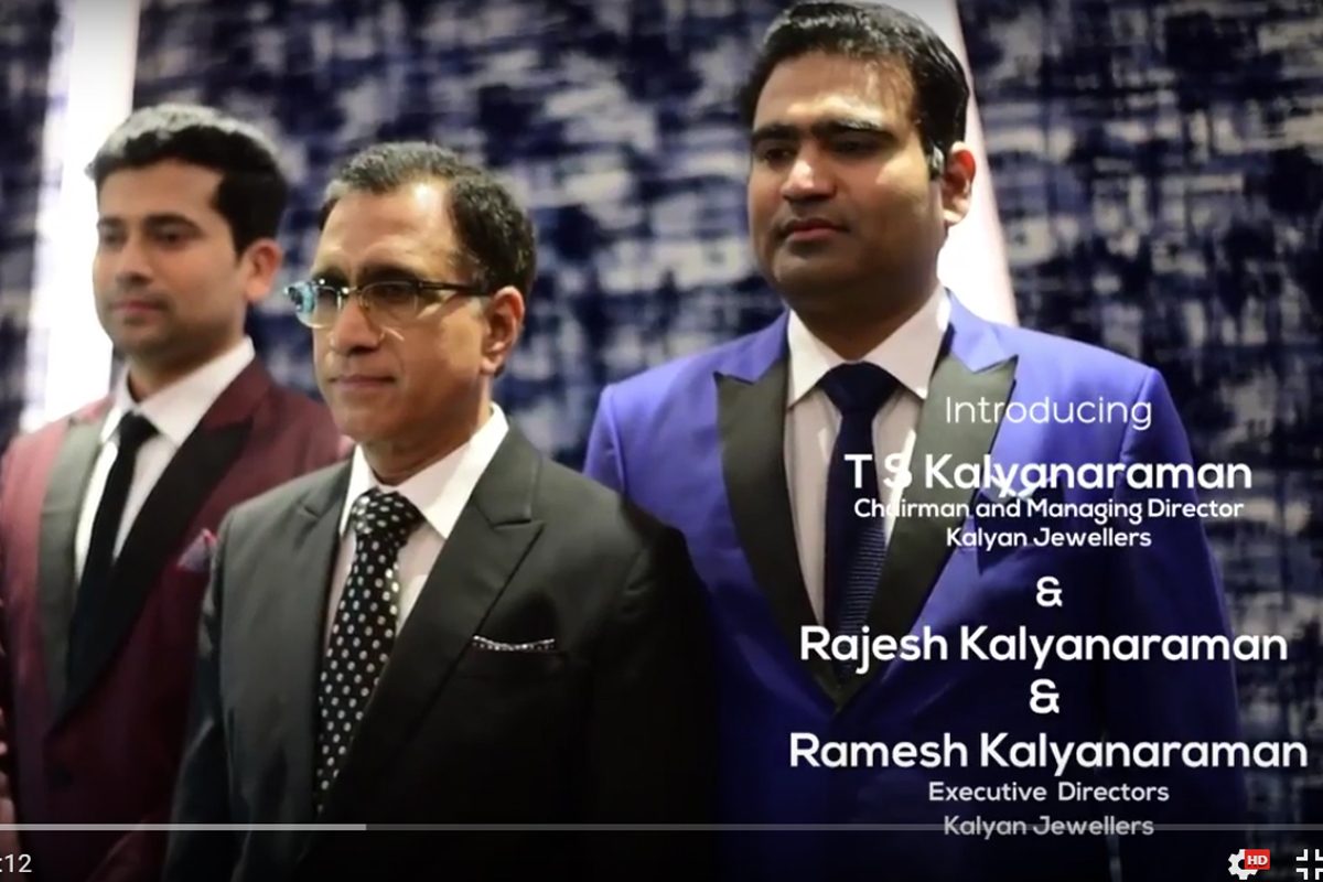 A Profile: Meet T. S. Kalyanaraman, MD of Kalyan Jewellers - Lifestyle News  | The Financial Express